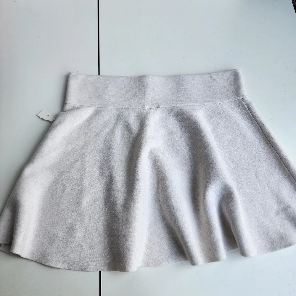 NWT A New Day Skater Sweater Skirt Mini  Oatmeal Color Women Oatmeal Size XL